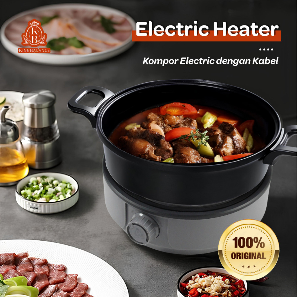 NEXHAUS Living Electric Heater 450W Kompor Listrik Low Watt Kompor Listrik Keramik Inframerah DTL-20