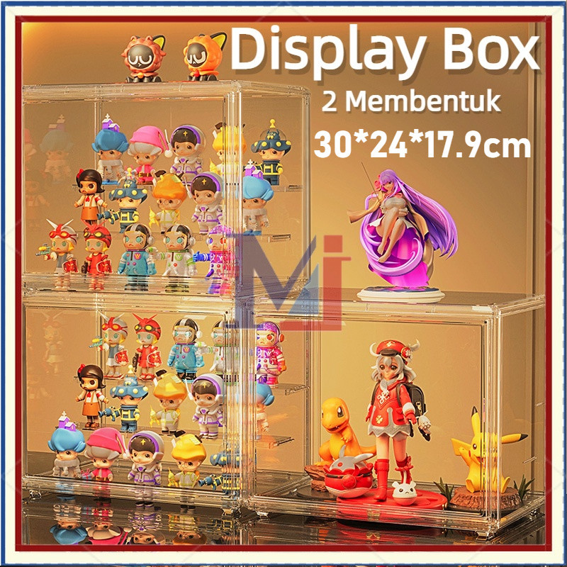 【COD】Transparent Acrylic Box/Popmart Display Box/Box Tas Acrylic/Magnet Acrylic Box/Transparent Stor