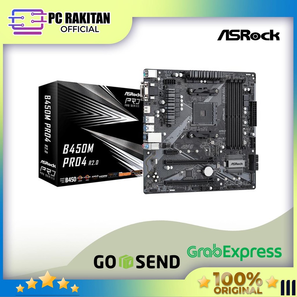 ASROCK B450M PRO4 R2.0 (Socket AM4)