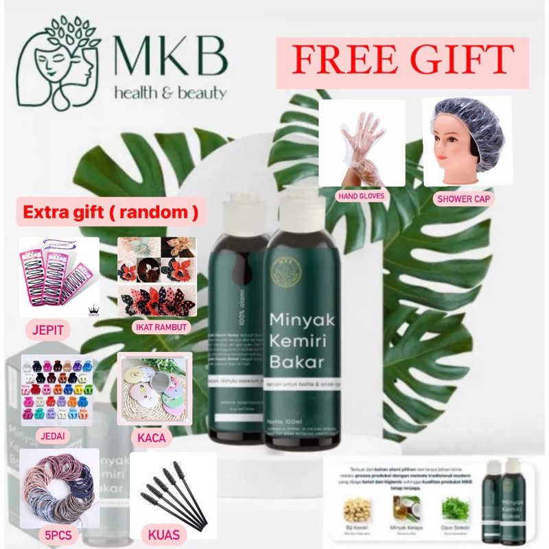 Minyak kemiri bakar BPOM 100% natural / MKB minyak kemiri / Kemiri bakar bali / Kemiri bakar