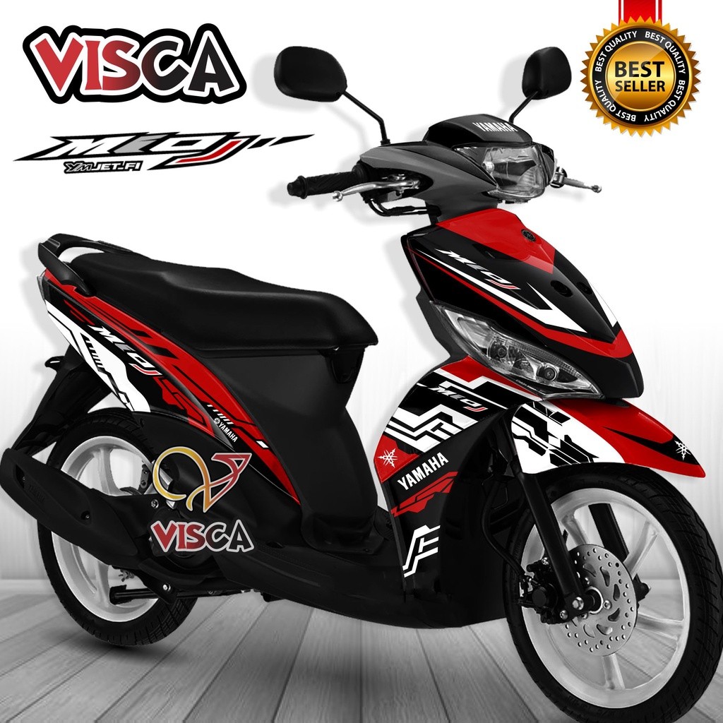 (COD) Decal Mio J Full Body Stiker Mio J Variasi Full Body Striping Mio J Variasi Keren Decal Hologr
