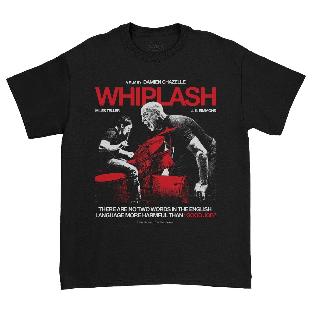 Kaos Whiplash Movie T-shirt Cotton 20s High Quality Fashion Unisex Tshirt[COD]