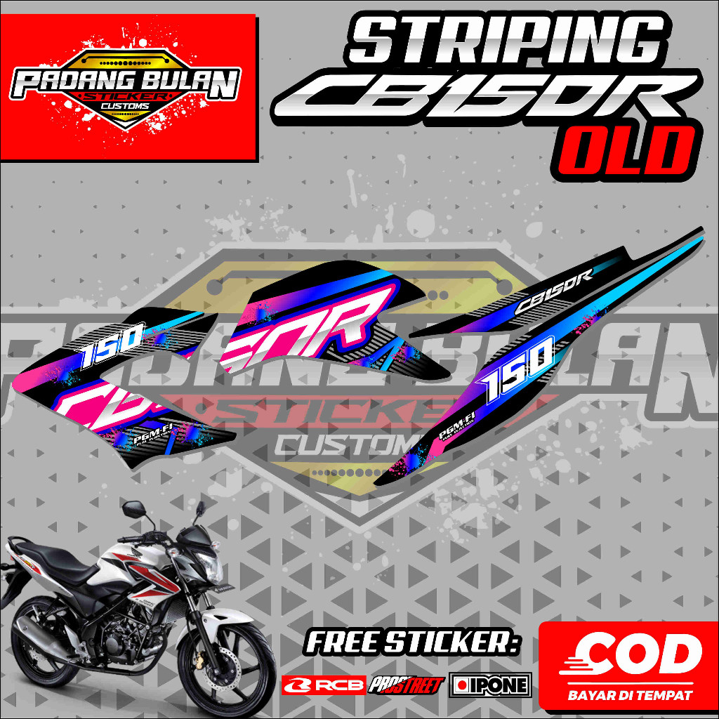 STRIPING LIST  HONDA CB 150 R OLD / STRIPING VARIASI HONDA CB 150 R OLD