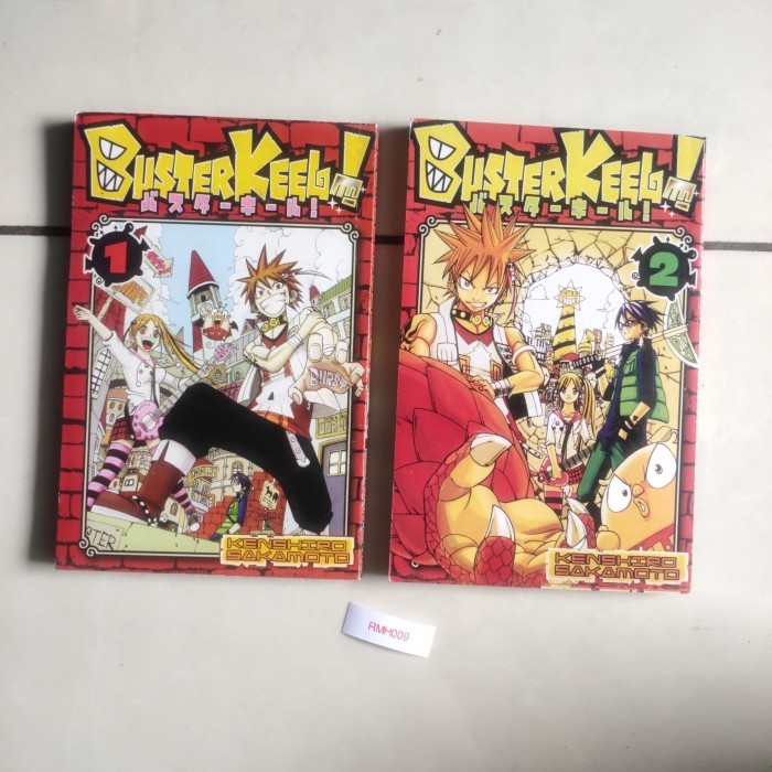 1 Set Komik Buster Keel Kenshiro Sakamoto Preloved Bekas 1 & 2 Kondisi Baik Borongan ambil semua