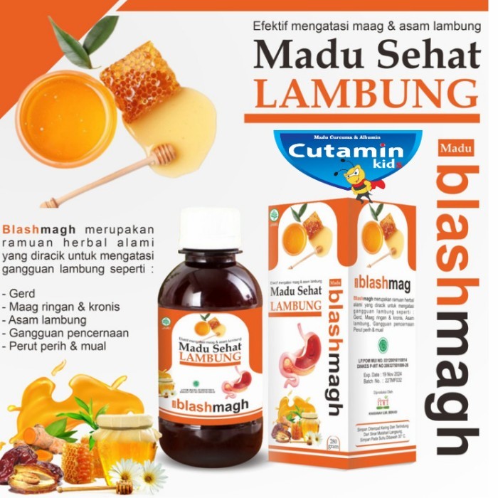 

Madu Maag/ sehat lambung Blashmagh 280gr termurah