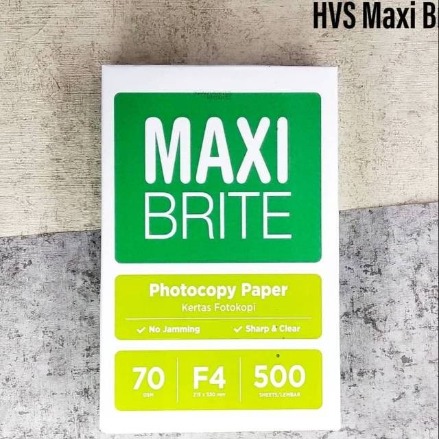 

(SN.ATK) Kertas Hvs Maxi Brite F4 70G