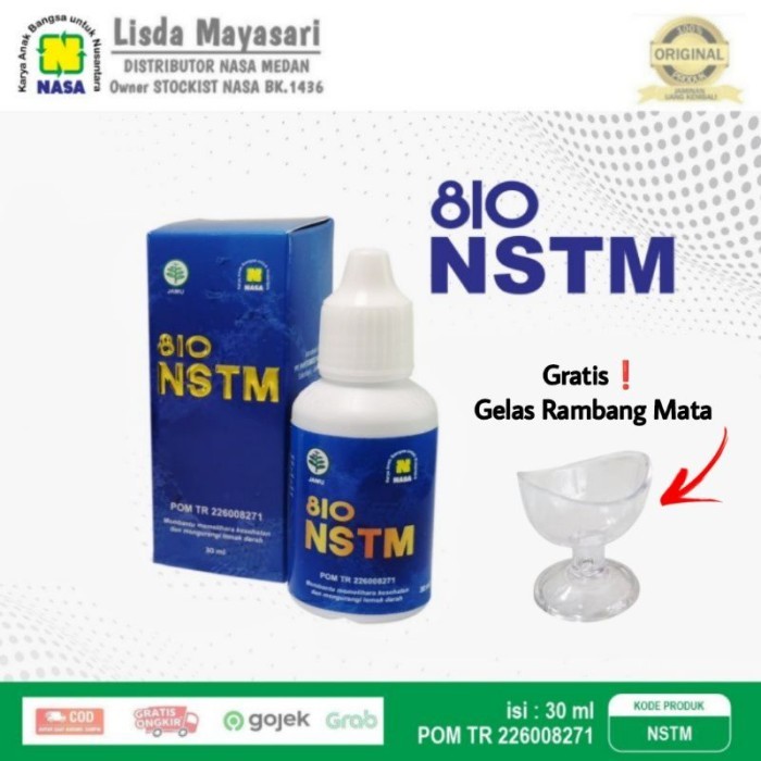 NSTM - Gratis gelas rambang mata - Bio NSTM Nasa Trace Mineral Asli