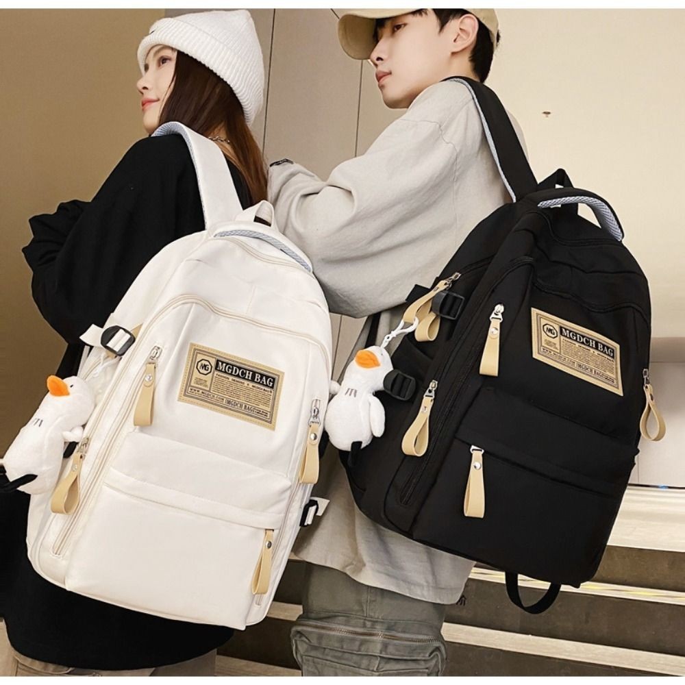 

Female Women Girl Backpack Cool New Leisure Fashion College Laptop Student Lady School Bag Travel Nylon Book Trendy Backpack