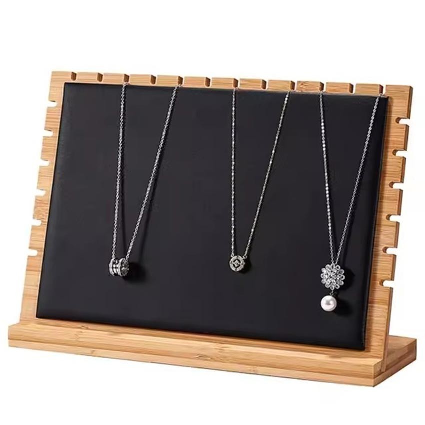 Display Pajangan Kalung kayu / Display Perhiasan Kalung Rak Perhiasan Tempat pajangan kalung