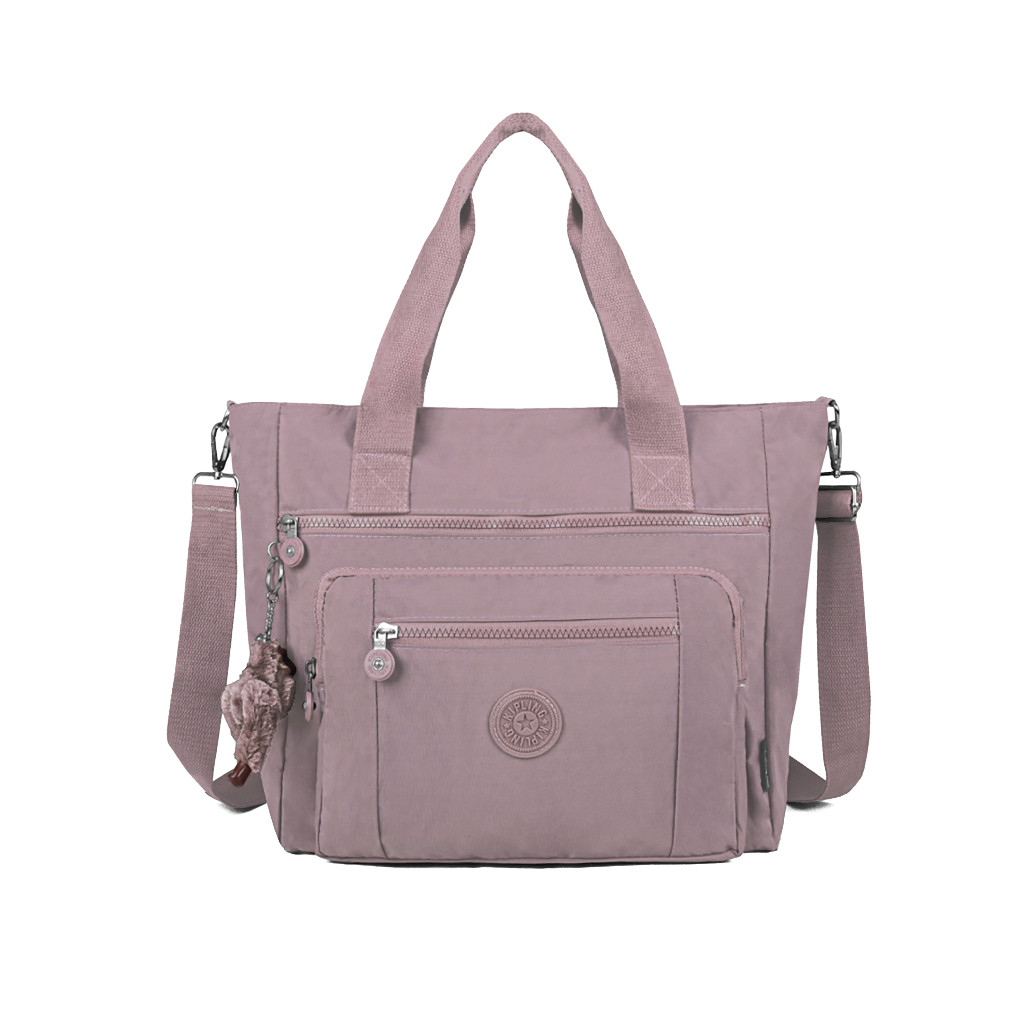 TAS BAHU WANITA TAS SELEMPANG WANITA NYLON LARGE IMPORT / 3388 kipling jumbo free gantungan aksesori