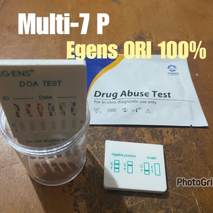 alat test strip narkoba- 7 parameter + pot urin murah akurat