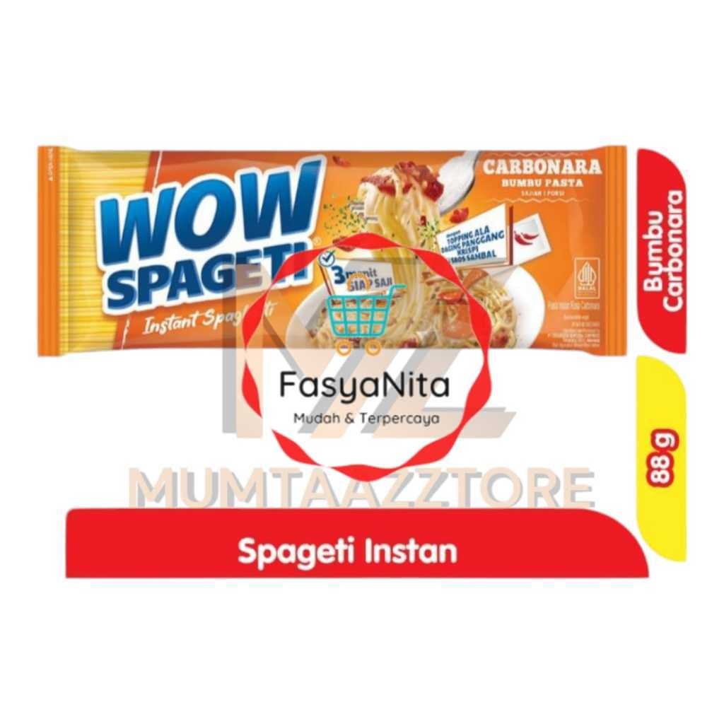 

MAYORA WOW SPAGHETTI CARBONARA 88GR | BOLOGNESE 84GR - Fasyanita Denpasar