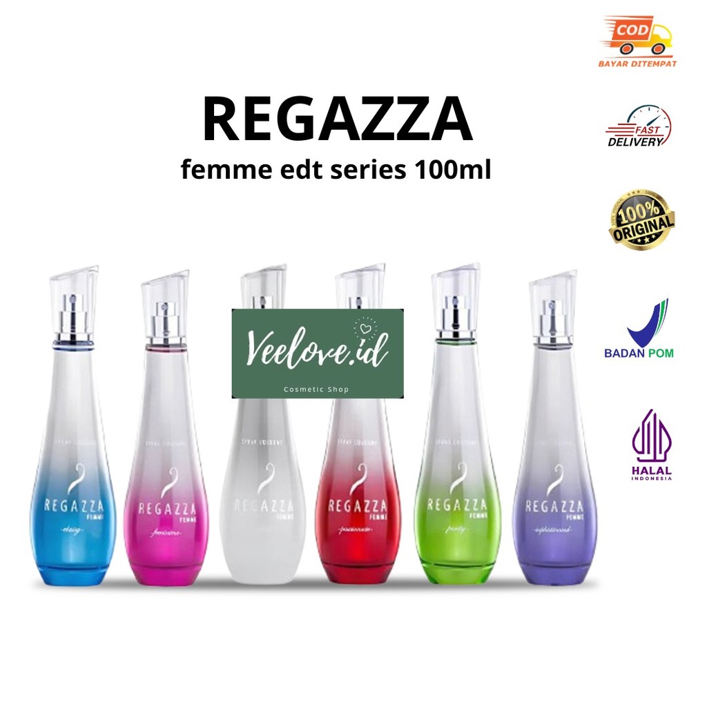Regazza Femme Eau De Toillete Series 100ml | Classy | Glow | Feminine