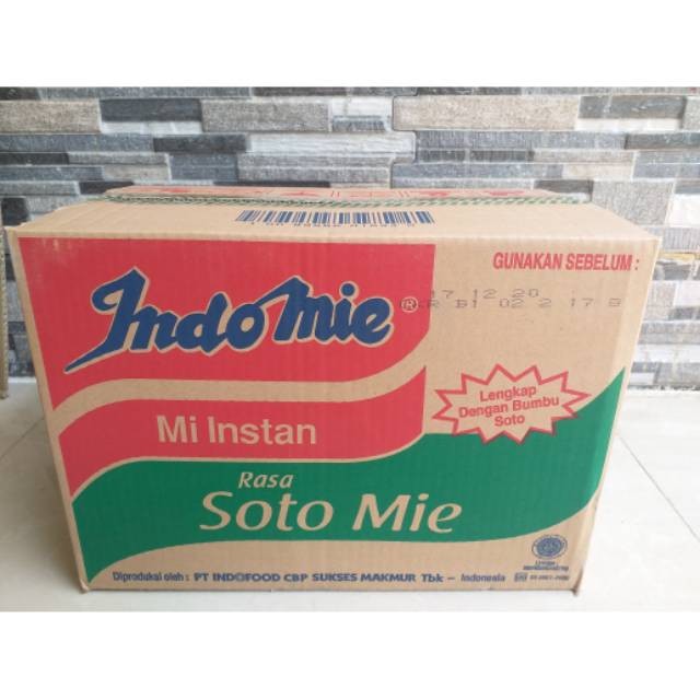 

Indomie Soto Mie 1 Dus