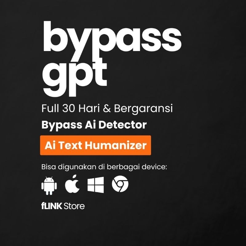 BYPASSGPT AI TEXT HUMANIZER  UNLIMITED 30 HARI