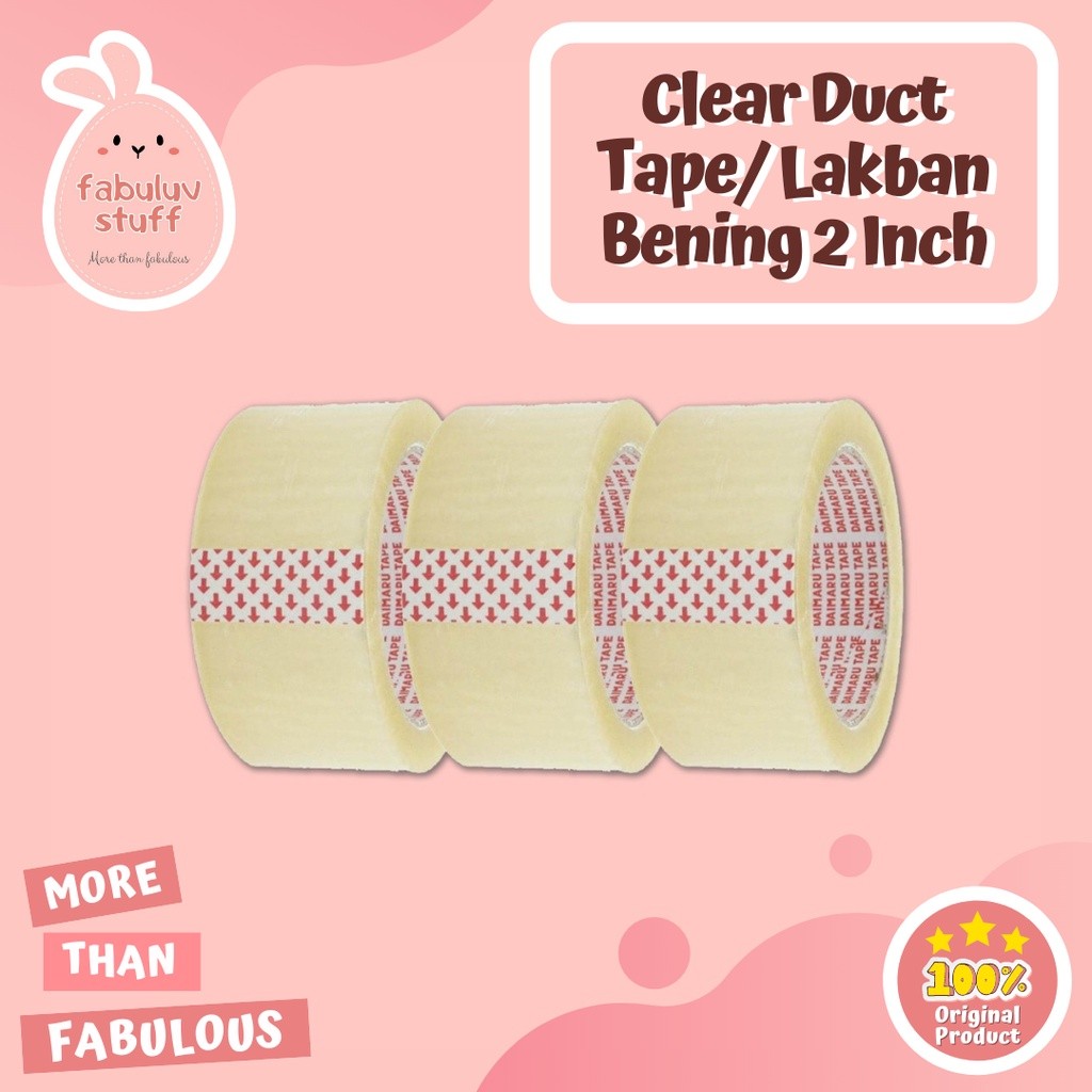 

ATK ~ Lakban Bening 2 inch [1PCS]