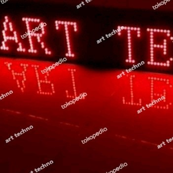 

NS99 P10 smd Led 32x16 out door red waterproof air running text merah panel