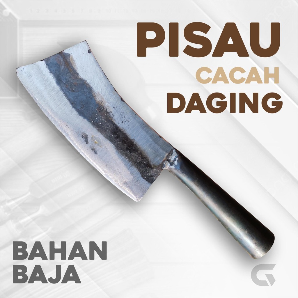 Pisau Daging Baja Pisau Daging Besar Pisau Cacah tulang daging sapi kambing kerbau babi baja per mob