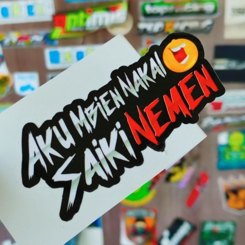 Stiker Motor / Saiki Nemen