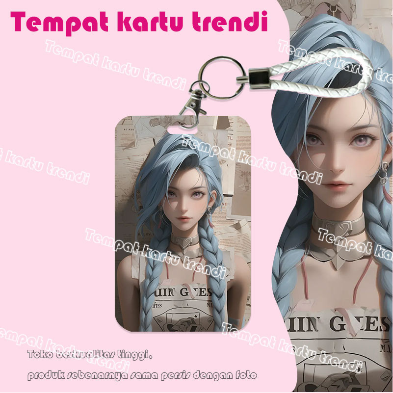 

ID Card Holder, Tempat Kartu Game League of Legends Jinx, Cocok untuk Kantor/Sekolah, Kartu Pelajar/Kartu Transportasi, Kartu Akses, KTP, Flazz, Kartu Kredit Elektronik dan Uang Elektronik.