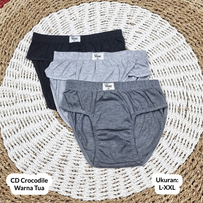 Celana Dalam Pria Crocodile Bundle 3 & 6 Pcs CD Pria Crocodile Celana Dalam Crocodile CD Crocodile P