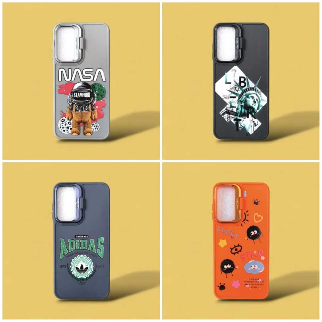 [ Oppo A1K / A3S / A5S / F9 ] CASE IMD CORAK KARAKTER STAND CAMERA NO HOLE /SOFTCASE MOTIF / SOFT CA