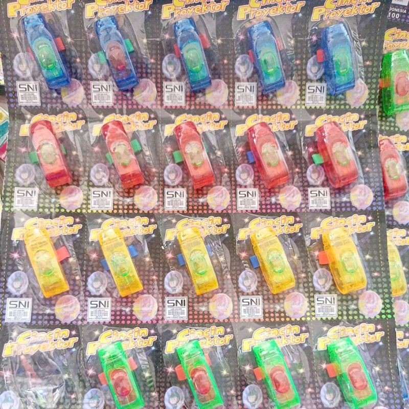 MAINAN CINCIN PROYEKTOR/SENTER JARI PROYEKTOR