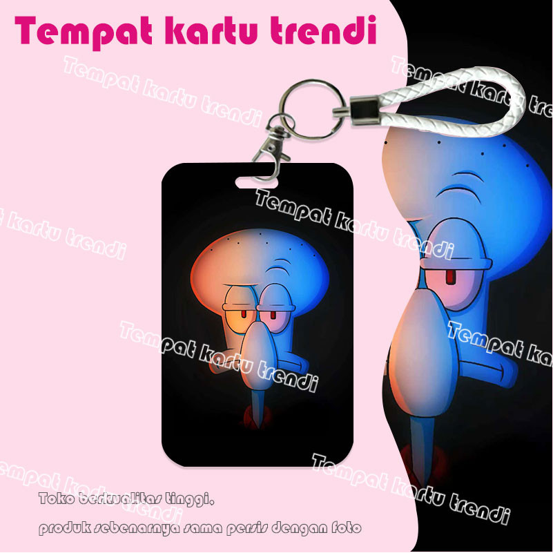 

ID Card Holder,Kartun Squidward Melankolis, Cocok untuk Kantor/Sekolah, Kartu Pelajar/Kartu Transportasi, Kartu Akses, KTP, Flazz, Kartu Kredit Elektronik dan Uang Elektronik.