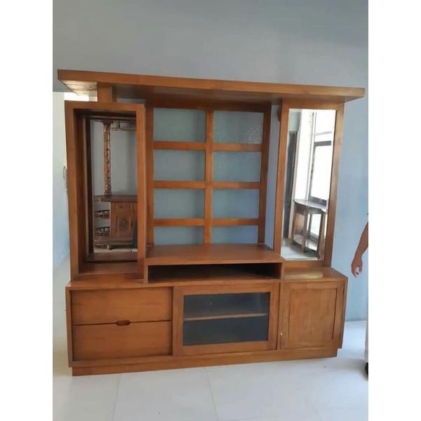 Partisi Penyekat Ruangan Meja Tv Minimalis 2Meter