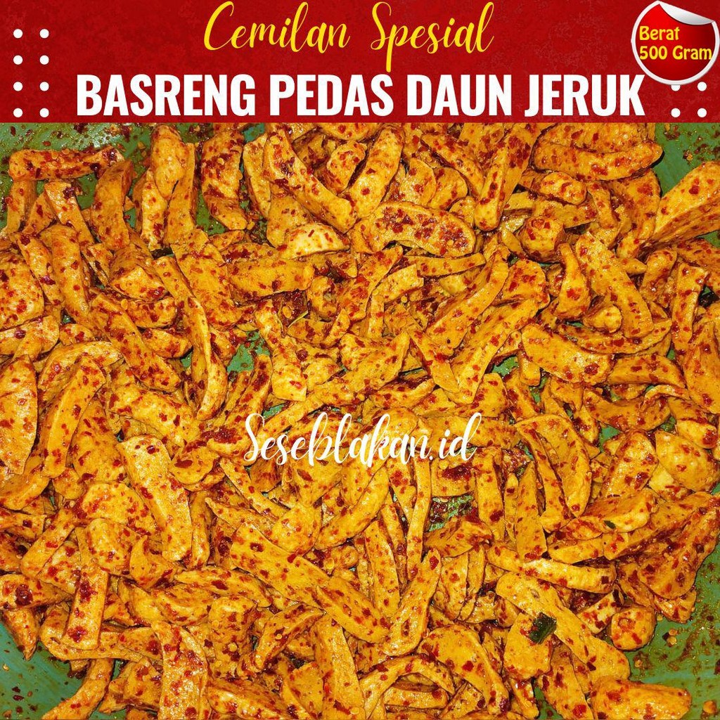 

Basreng pedas daun jeruk isi 500 gr Spices