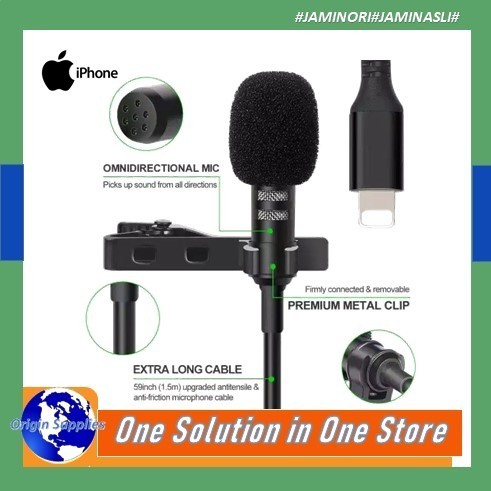 Microphone Mic Clip-on USB Type C for Smartphone Android & Iphone