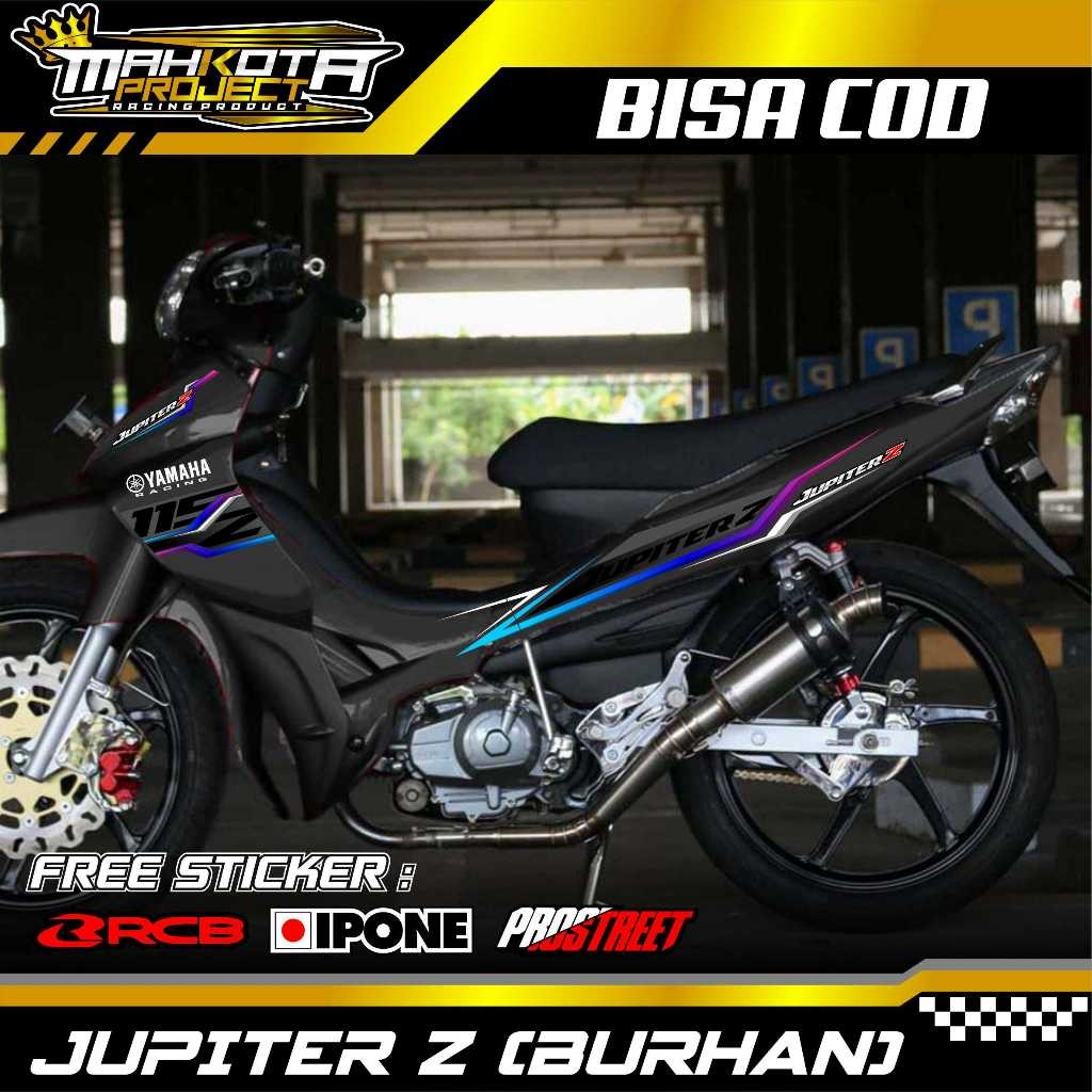 STRIPING VARIASI JUPITER Z BURHAN / STICKER LIST MOTOR JUPITER Z BURHAN