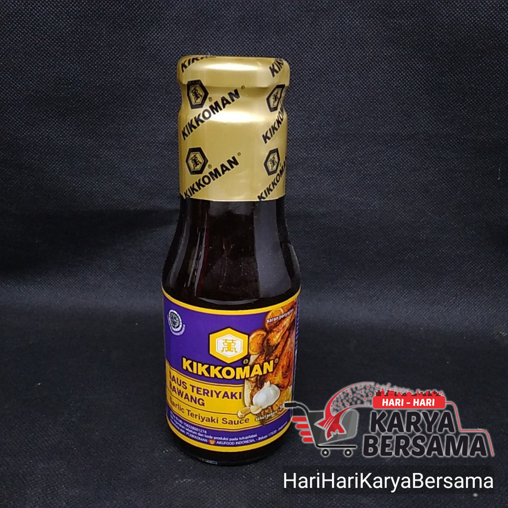 

BAHAN MASAK KIKKOMAN GARLIC TERIYAKI SAUCE BOTOL 300GR