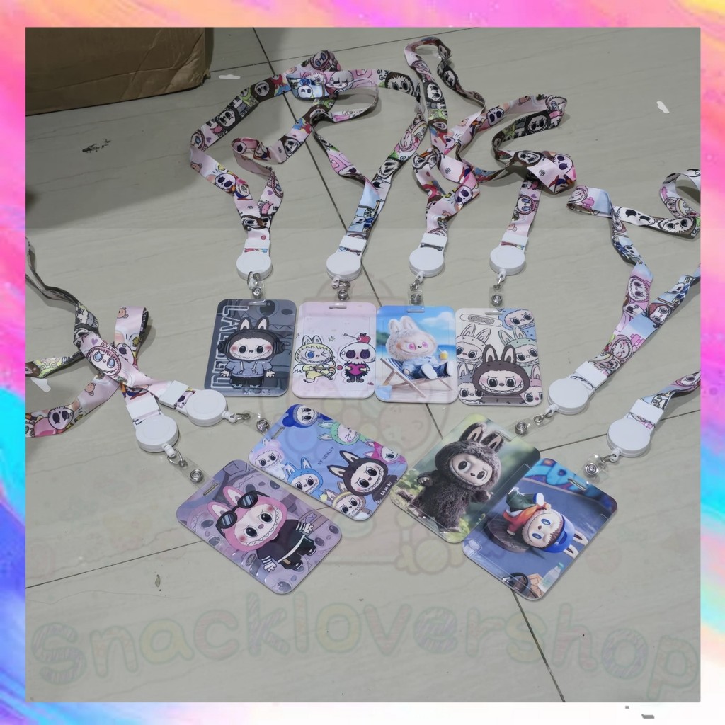 

Gantungan Kartu Name Tag / ID Card Holder Premium Labubu Sanrio - SL0493