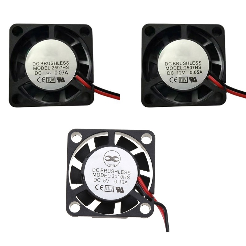 DC5V/12V/24V Brushless Cooling Fan Hydraulic Bearing Brushless Cooling Fan High-Speed Running Coolin