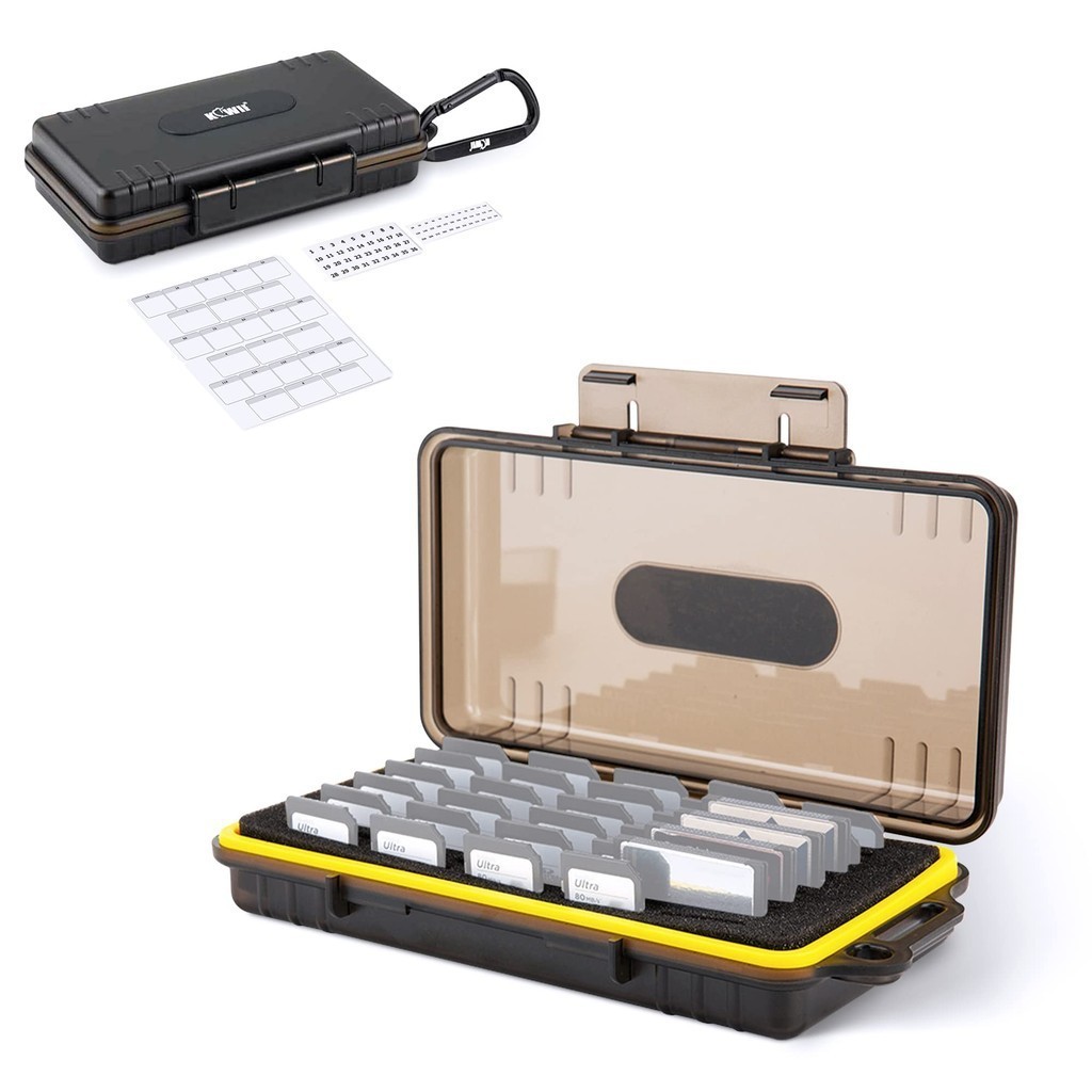 Organisator casing kartu memori tahan lama Multi slot untuk kartu Game SD SDHC SDXC Cfexpress tipe A