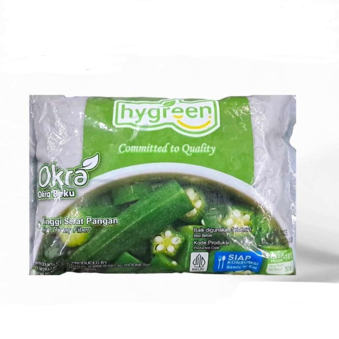 

Hygreen Vegetable Okra Frozen 500 gr | Hy Green Sayuran Okra Beku
