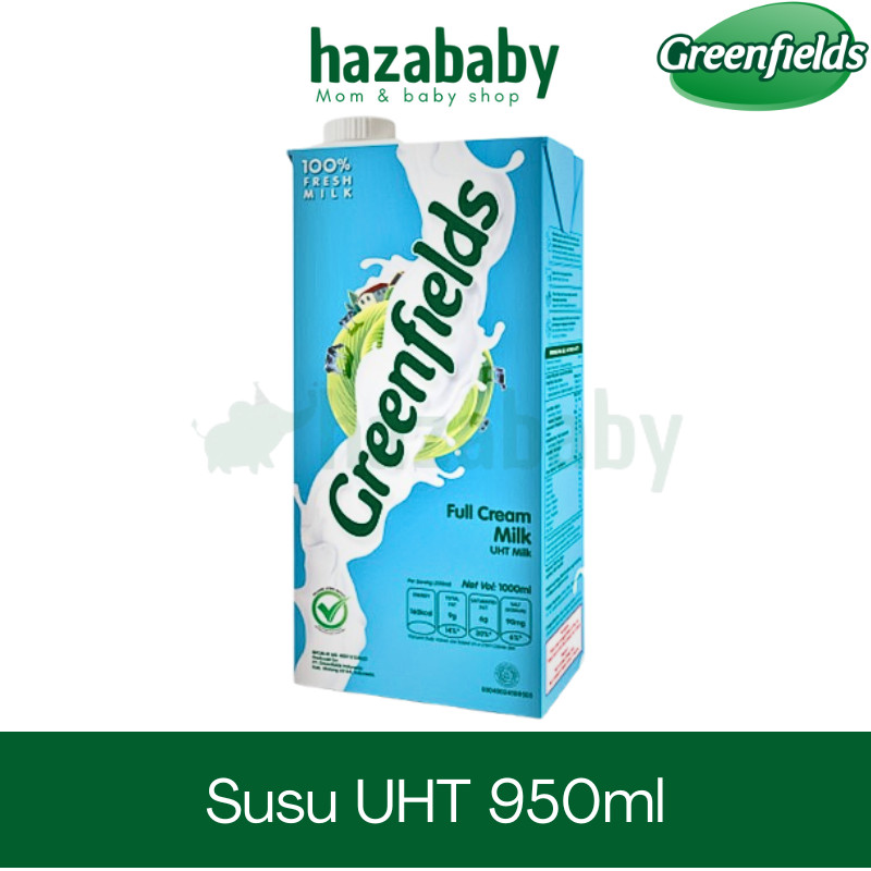 

GREENFIELDS SUSU UHT FULL CREAM 950ML
