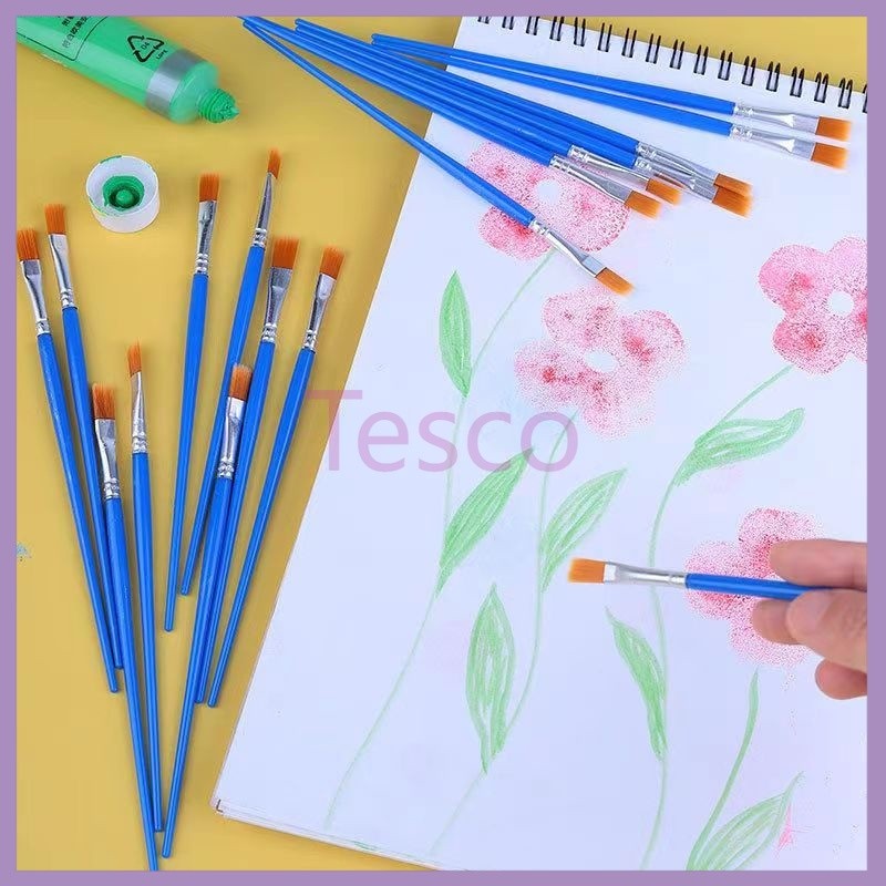 

Tesco Kuas Nilon Cat Air Rambut/Kuas Cat Minyak Runcing Datar - Kuas Seniman Kuas Lukis Kuas Ujung Datar untuk Melukis / Kuas Lukis Acrylic Nylon Wool Cat Water (1pc)