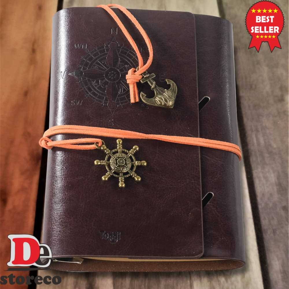 

Bisa COD Destoreco Toddi Buku Jurnal Leather Notebook Diary A6 72GSM 140 Halaman Blank - 8005