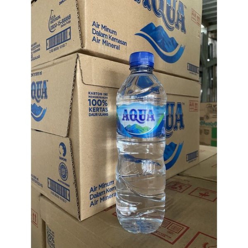

(GRATIS ONGKIR) AQUA air mineral 600ml isi 24 botol - bydx2ivfln