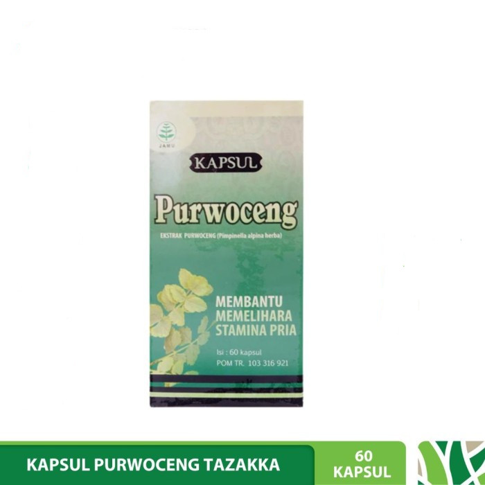 TAZAKKA Kapsul Purwoceng 60 kapsul Termurah