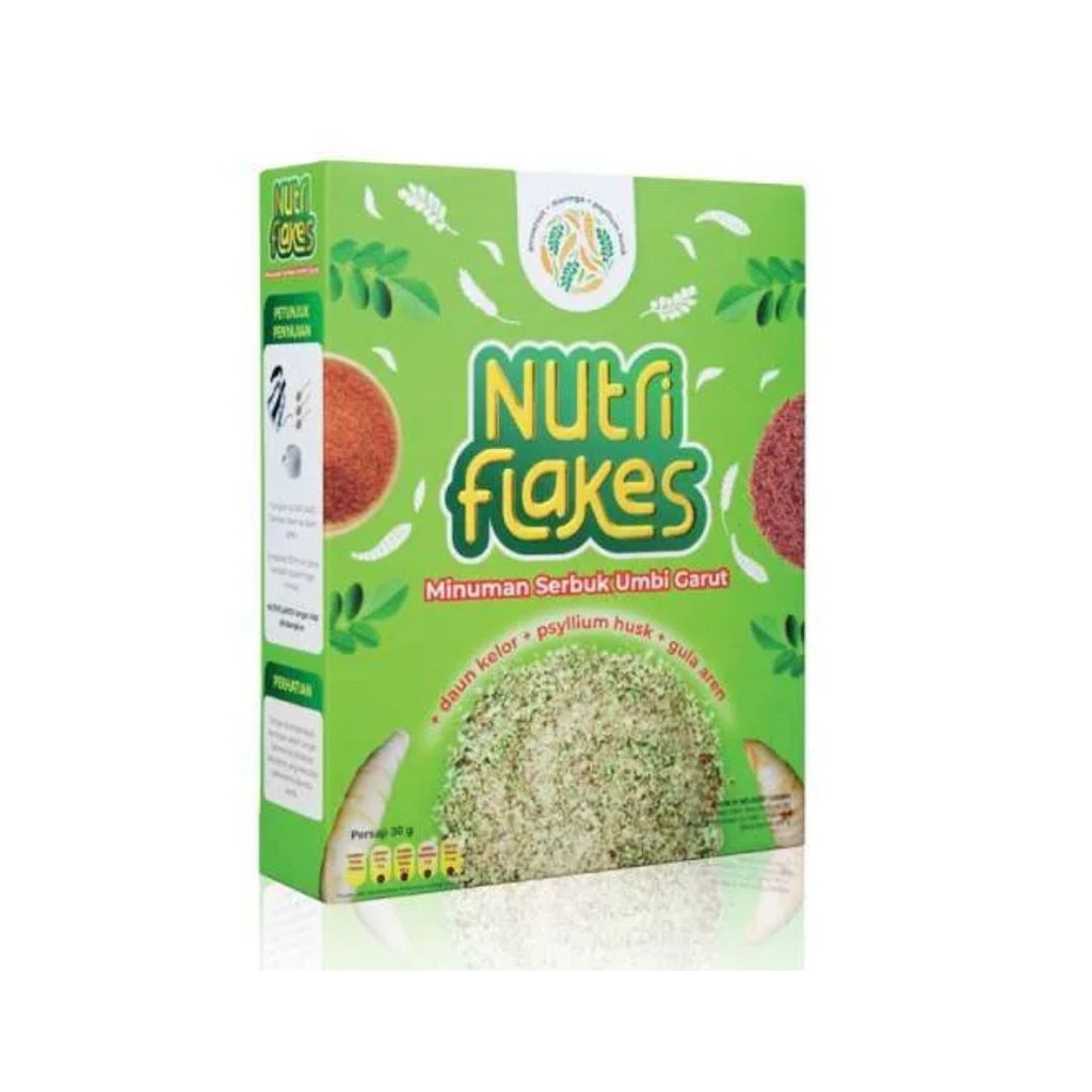 

Nutriflakes Sereal Umbi Garut Asam Lambung 1 Box