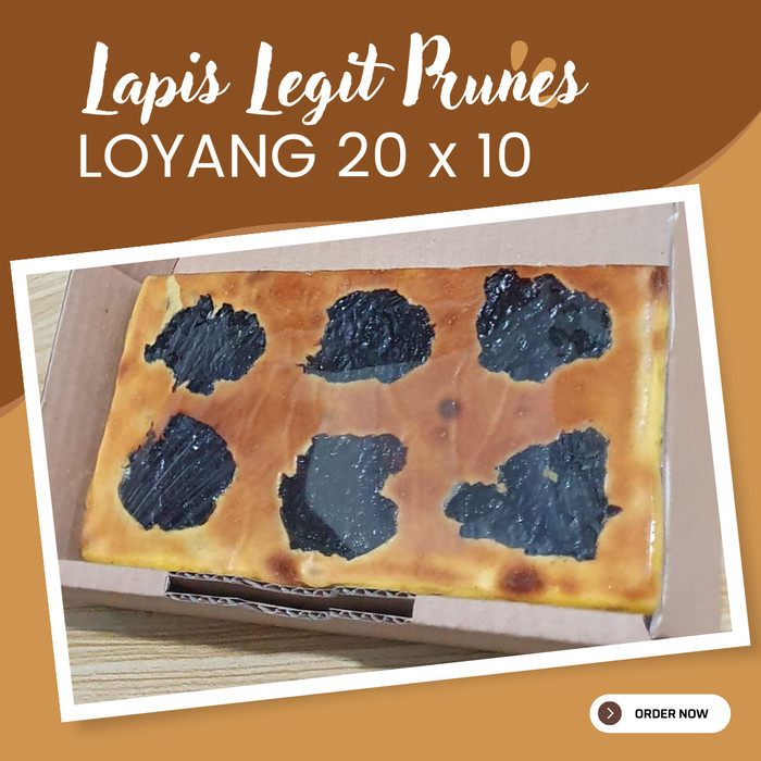 

Lapis Legit Wisman Wijsman Prunes Plum Khas Pontianak Loyang 20x10