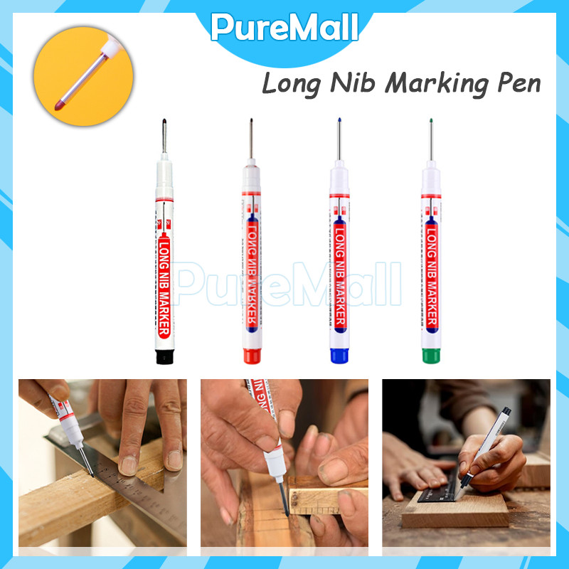 

Long Nib Marking Pen / Spidol Pertukangan Kepala Panjang