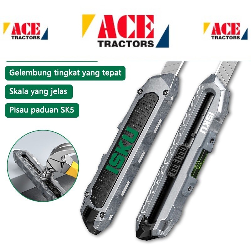 

Pisau Cutter multifungsi paduan aluminium/Knife Cutter Knife Auto Lock Cutter SK5 Bahan
