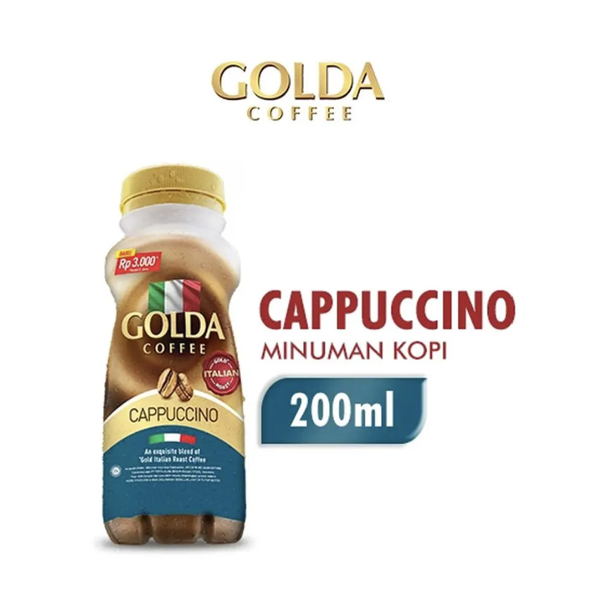 

Golda kopi susu GOLDA kopi ready to drink [200 mL] CAPUCINO cappucinno