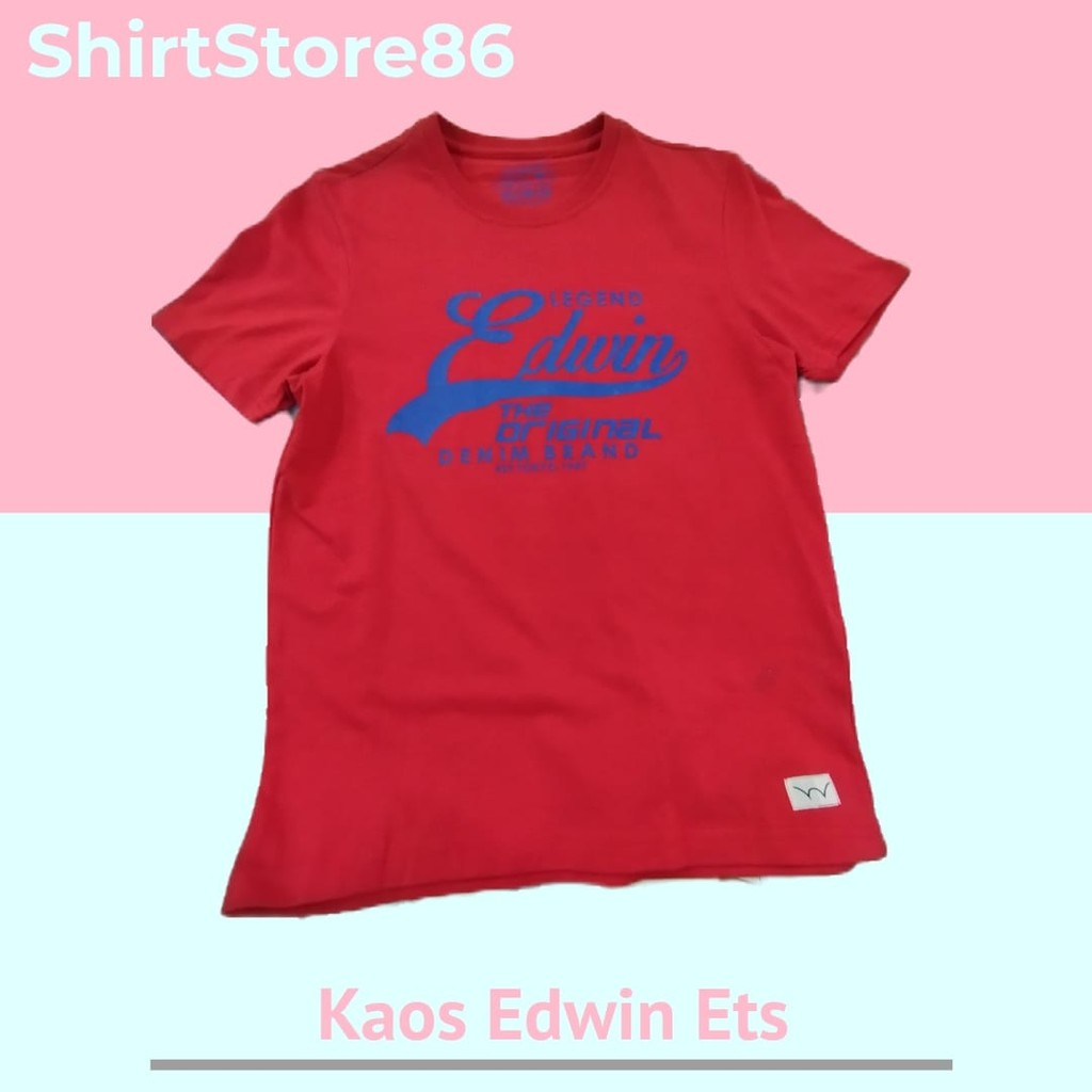 Kaos Edwin Cowok Lengan Pendek