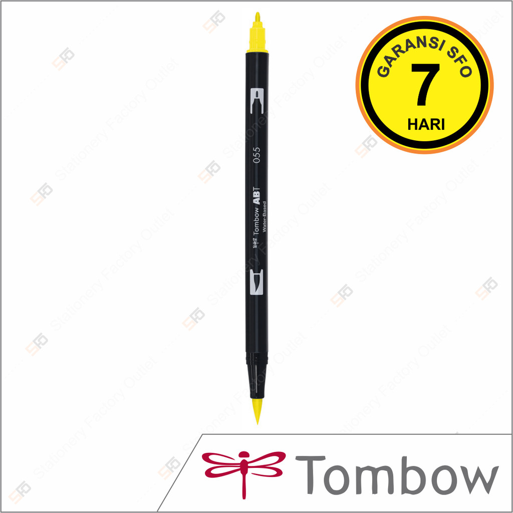 

Dual Brush Pen Tombow 055 - Process Yellow - ABT Satuan - SFO Semarang Official