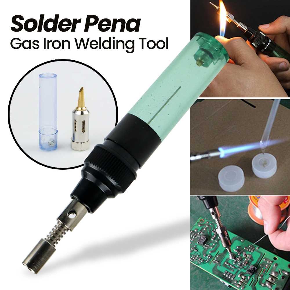 JHHTDZ Solder Pena Gas Iron Welding Tool 3in1 1300 Celcius - HT-F01